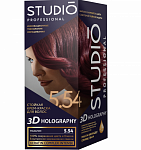 STUDIO 3D Краска для волос стойкая 5.54 Махагон